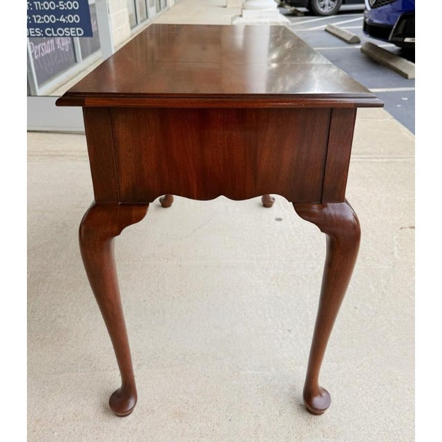 1980s Henkel Harris Solid Mahogany Vanity Model No. 2704 For Sale - Image 11 of 18