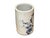 Blue Chinese Distressed White Porcelain Blue Flower Bird Graphic Holder Vase For Sale - Image 8 of 9