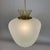 Frosted Glass and Brass Pendant by Hans Bergström for Asea, Sweden 1950s For Sale - Image 9 of 18