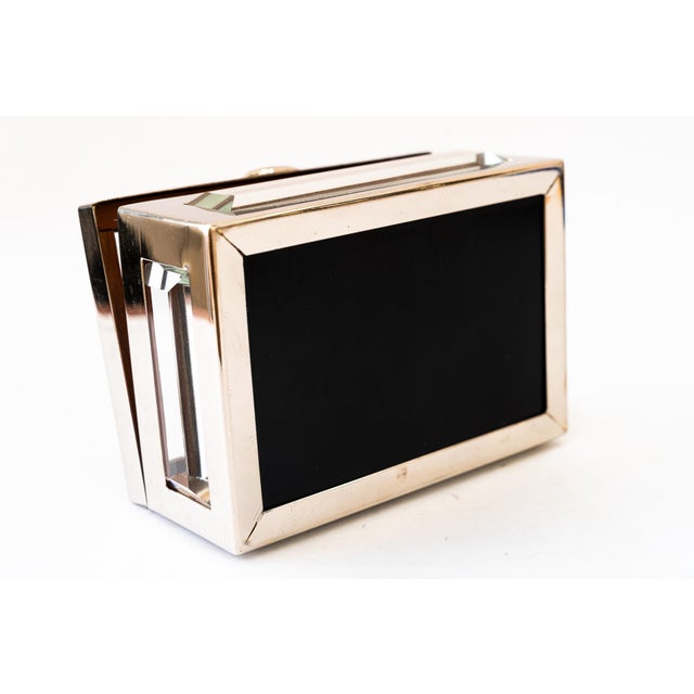 Nickel-Plated, Wood and Cut Glass Box, Vienna, 1920 For Sale - Image 14 of 15