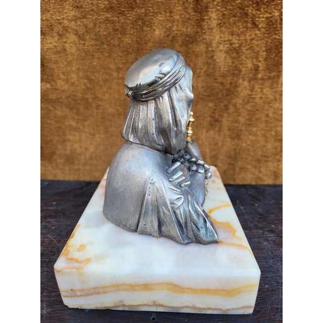 Inkwell in Silver Bronze from Alp Giroux For Sale - Image 9 of 17