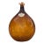 Amber Glass Demijohn, Labeled Clos Du Roy For Sale