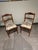 Mid-20th Century Tell City Mahogany Duncan Phyfe Rose Back Chairs in Vintage Designer Document Fabric - A Pair For Sale - Image 10 of 12