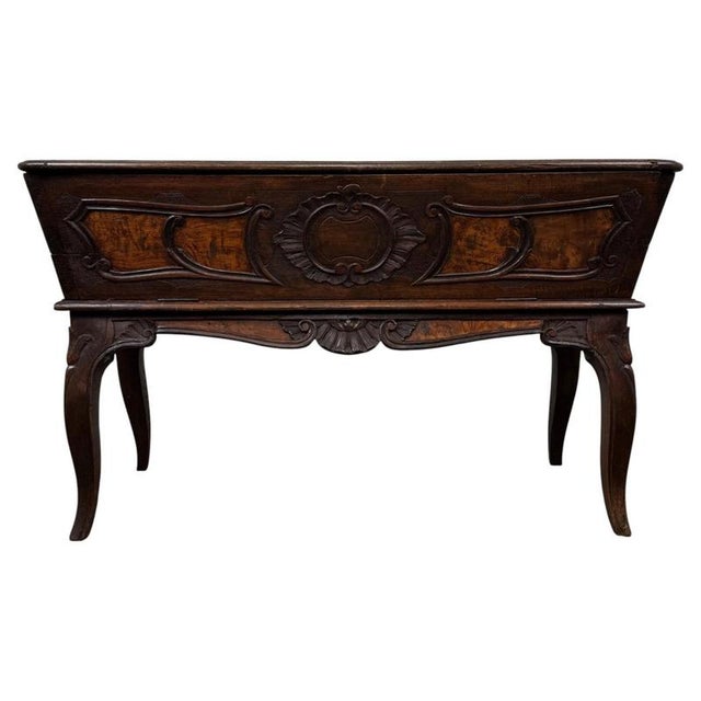 Antique 19th Century French Walnut Dough Bin Cupboard For Sale - Image 12 of 12