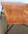 Giovanni Banci for Hermès Hammered Iron & Breccia Rossa Marble Table, Circa 1990 For Sale - Image 4 of 18