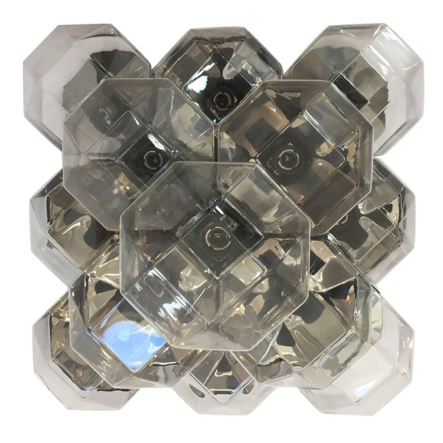 1970s Extra Large Modular Wall or Ceiling Lamp by Motoko Ishii for Staff For Sale - Image 10 of 10