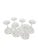 Postmodern Vintage Czechoslovakian Crystal Champagne Glasses Set, 1970s, Set of 6 For Sale - Image 3 of 18
