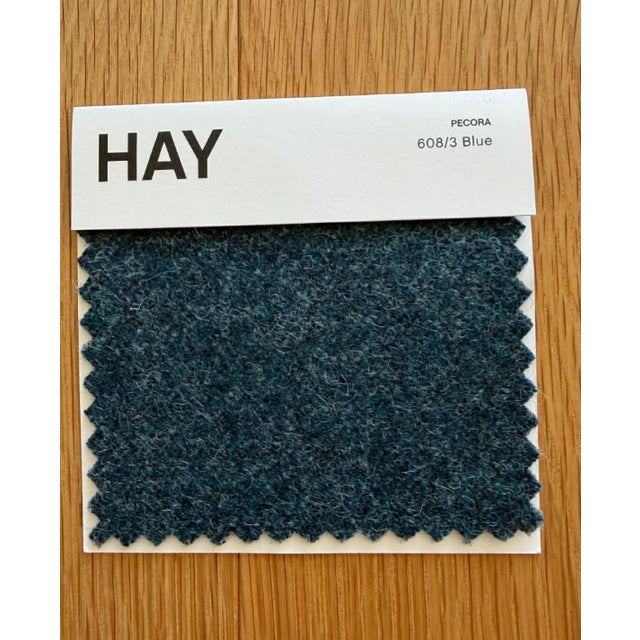 Blue DWR Lina Swivel Chairs X2 / Made in Italy / Dark Navy For Sale - Image 8 of 9