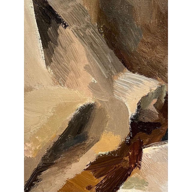 Modern Herbert Theurillat, Yellow Tulips, Oil on Canvas For Sale - Image 3 of 15