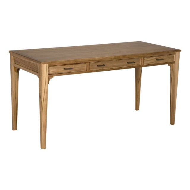NOIR Ambrose Desk, Bleached Teak For Sale
