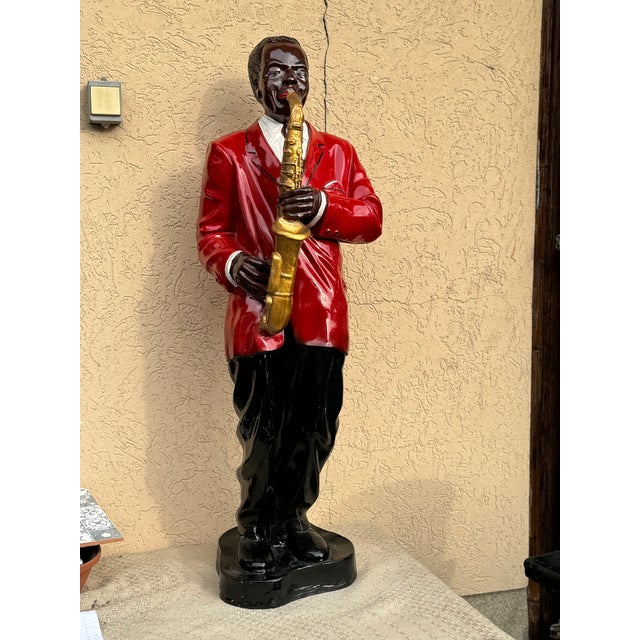 Large American Jazz Figurine, 1960s For Sale - Image 10 of 10