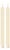 FIA Wick Ivory Taper Candle (Set of 2) For Sale