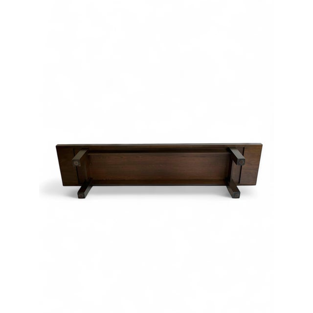 Brown Christian Liaigre ‘Cordovan’ Bench For Sale - Image 8 of 9