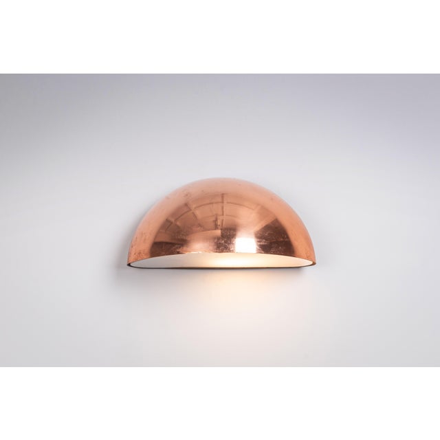 Metal Type 6650 Wall Lamp in Copper by Horn Belysning, 1980s For Sale - Image 7 of 11