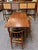 Iconic European Mid Century Modern Teak & Wicker Nesting Dining Suite W/ Credenza, Dining Table & Four Chairs c.1960 For Sale - Image 16 of 18