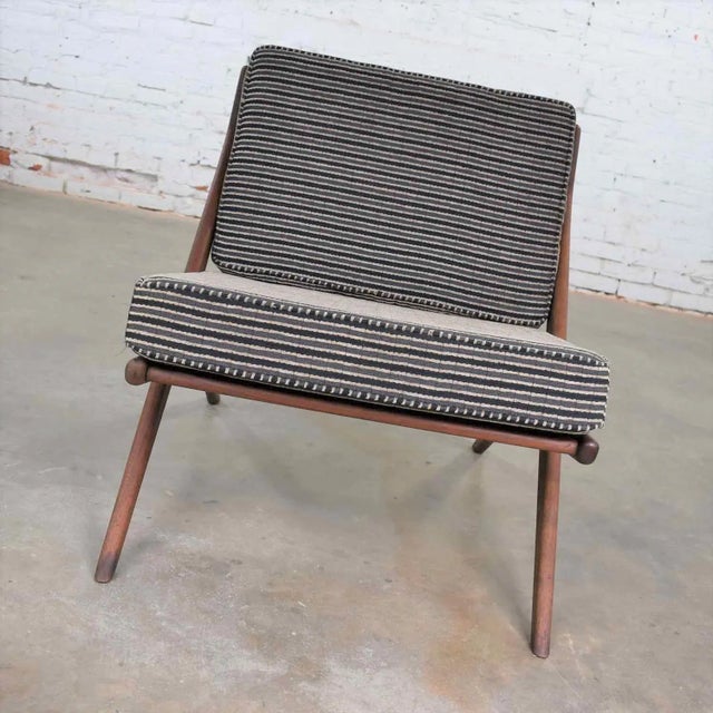 Mid-Century Modern Mid 20th Century Scandinavian Modern Scissor Lounge Chair by Folke Ohlsson for Dux For Sale - Image 3 of 12