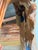 Brown Monumental Sculptural Italian Carved Pinewood Palm Tree Floor Lamp, Mid-20th Century For Sale - Image 8 of 12