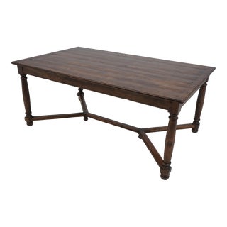 Guy Chaddock Country Distressed Finish Dining Room Table For Sale