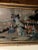 Glass 18th Century Chinese Reverse Figurative Landscape Panting on Glass, Framed For Sale - Image 7 of 11