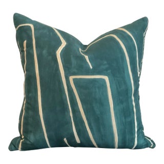 Ryan Studio, Throw Pillow in Kelly Wearstler Grafitto Pattern For Sale