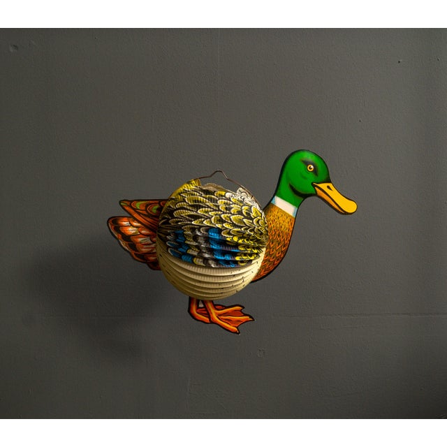 Paper Duck Lantern, West Germany, 1960s For Sale - Image 9 of 11