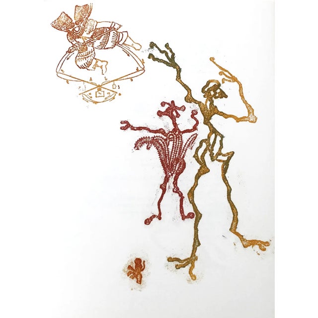 Medium: Original Lithograph Marks: Not signed, not numbered Paper: 13 x 9.5 inch Printed: 1970 Provenance: Suite Lewis...