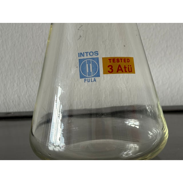 Industrial Erlenmeyer Flask from Intos Pula, Yugoslavia, 1970s For Sale - Image 13 of 14