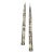Vintage Lucite Silver Flake Candle Tapers - A Pair For Sale