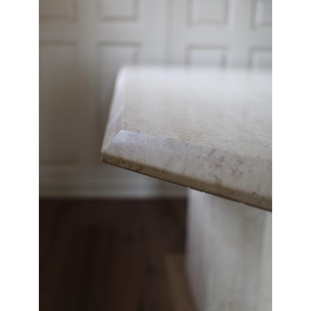 Vintage Travertine Dining Table, 1960s For Sale - Image 6 of 13