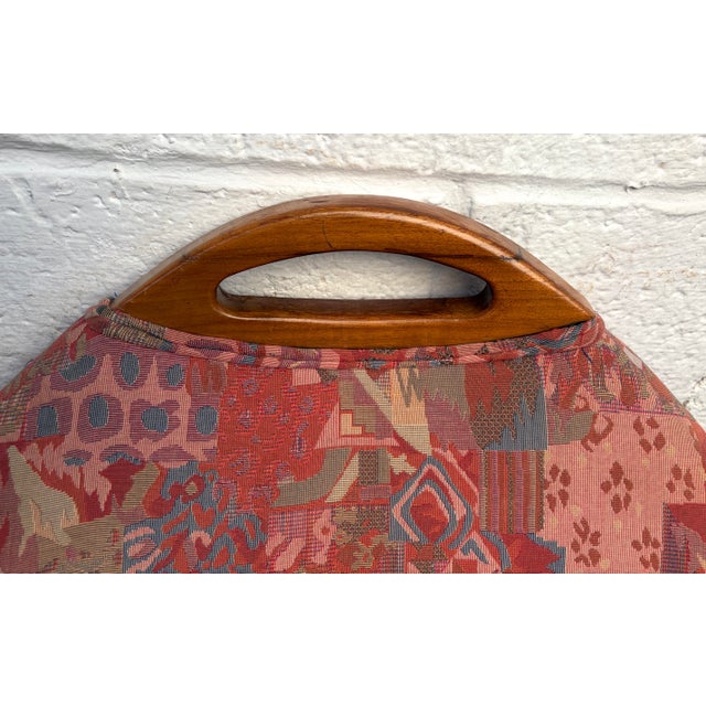 Pair of Mid-Century Gondola Style Handle Backed Lounge Chairs For Sale - Image 9 of 11