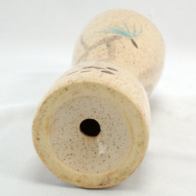 Ceramic Large Mid Century Redwing Quail Hourglass Salt Shaker For Sale - Image 7 of 7