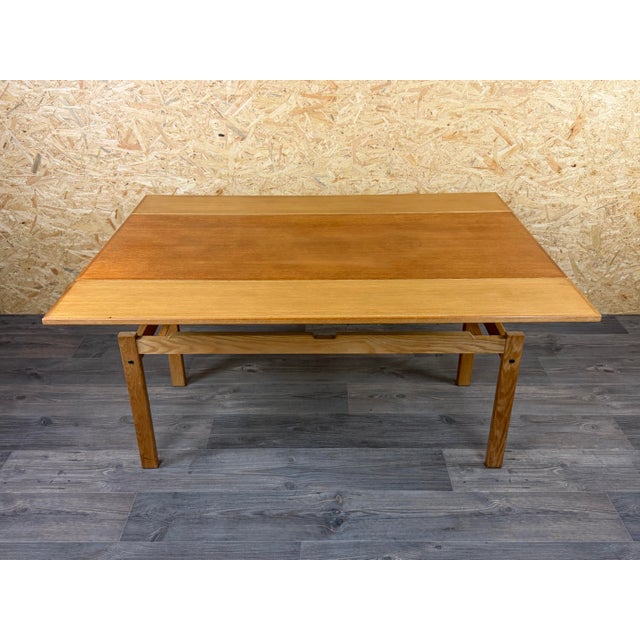 Vintage Danish Adjustable Dining Table in Oak, 1960s For Sale - Image 12 of 18