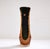 This impressive sculptural vase displays a sophisticated multi-layered construction consisting of a deep cobalt blue core...