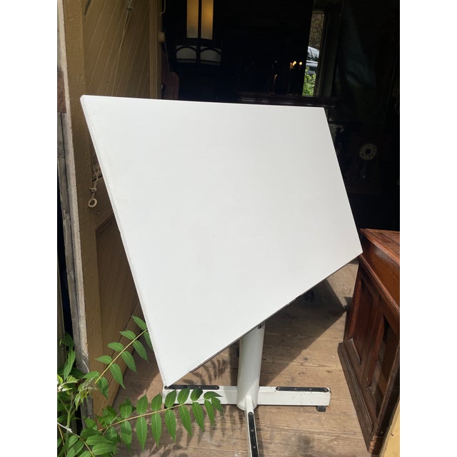 Vintage Italian Bieffe Globus Drafting Table For Sale - Image 11 of 11