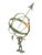 Metal Bronze Armillary With Verdigris Patina For Sale - Image 7 of 12