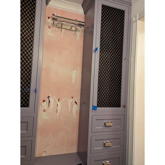Maison C Coven Pink Wallpaper, 4 Panels | Chairish