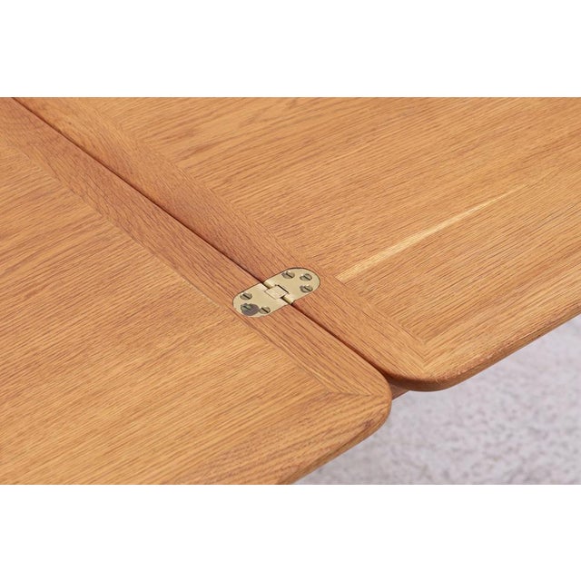 Vintage Danish Extendable Teak Dining Table from Hans J. Wegner For Sale - Image 10 of 16