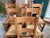 Set 6 Vintage French Ladder Back Dining Chairs Rush Seat Oak Country Farmhouse For Sale - Image 4 of 18
