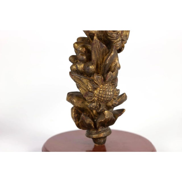 Early 18th Century 18th Century Italian Carved Giltwood Fruit & Flower Architectural Elements - A Pair For Sale - Image 5 of 9