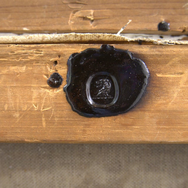 'Still Life of Dahlias' by Max Theodore Streckenbach, Circa 1900, German Floral Still Life For Sale - Image 14 of 14