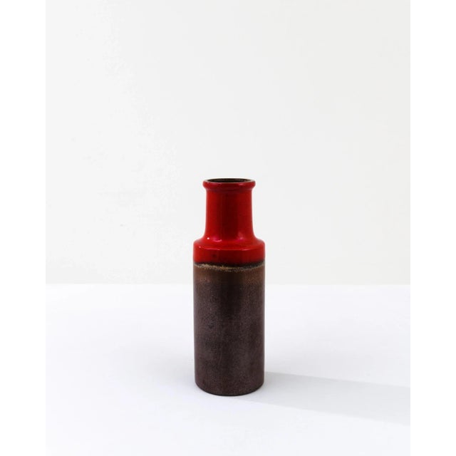 1960s Mid-Century Modern W. Germany Ceramic Vase For Sale - Image 4 of 10