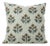 Handcrafted Pillow Cover With Block Prints Thick Linen 14x20 Inch -Chahat For Sale