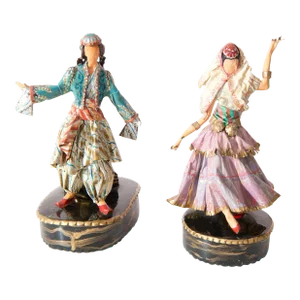 1970s Lee Menichetti Costumed Turkish Sculptures- a Pair