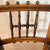 19th Century Pair Pressed Back Chairs With Leather Seats For Sale - Image 5 of 11