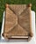 Vintage Woven Rush Seat Wooden Footstool For Sale - Image 4 of 10