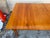 Vintage Custom Made Farm Style Solid Cherry Natural Finish Dining Table & 2 Leaves.by Ohio Amish Solid wood frame, turned...