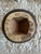 Vintage 22” Black Cerused Wood Low Table With Brass Accents For Sale - Image 12 of 16