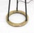 Mid-Century Modern Round Brass Base Iron Spokes Midcentury Floor Lamp For Sale - Image 3 of 7
