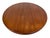 1960s Mid-Century Danish Modern Round / Oval Teak Dining Table For Sale - Image 5 of 12
