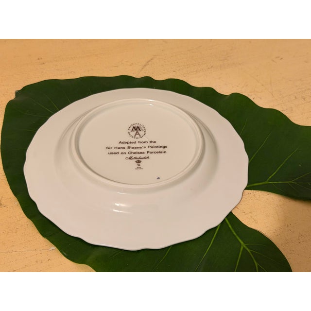 Chelsea Plates Botanical Design by Mottahedeh for Metropolitan Museum of Art - Set of 4 For Sale - Image 12 of 12